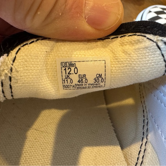 Vans Pro Black and White Checkered Slip-On Sneakers - Picture 3 of 6